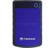 Transcend 2,5" extern hårddisk, 1TB USB 3.0, blå
