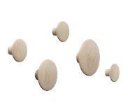 Muuto Dots Wood Set Of 5 Oak - Muuto