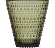 Iittala Kastehelmi Dricks 30 Cl 2-pack Mossgrön - Dricksglas Glas Mossgrön - 1025716
