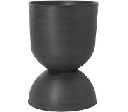 Ferm Living Hourglass Blomkruka Stor Ø50x73 cm Metall Svart/Mörkgrå