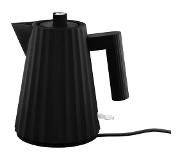 Alessi Plisse Vattenkokare 1 L - Vattenkittlar Termoplast Svart