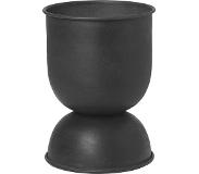 Ferm Living Hourglass Kruka Extra Small Ø21x30 cm Svart