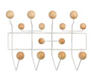 Vitra Eames Hang It All Klädhängare White/pine - Garderober & Klädhängare Pulverlackerad Metall Vit - 20119106