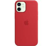 Apple Iphone 12 Mini Silicone Case With Magsafe Röd