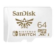 SanDisk Nintendo Switch microSD-card - 64GB - Zelda edition