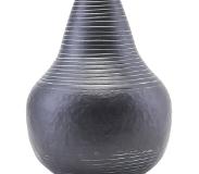 House Doctor Kruka Stribe Aluminium Svart 30cm