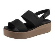 Crocs Brooklyn Low Wedge Sandals Svart EU 38 1/2 Kvinna