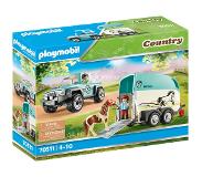 Playmobil Country Car with pony trailer 70511 PLAYMOBIL  Car with pony traile