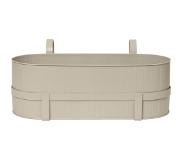 Ferm Living Bau Balkonglåda Cashmere - Utekrukor & Odlingslådor Galvaniserat Stål Cashmere - 1104263537