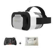 Slowmoose Hjälm 3D-glasögon virtuell verklighet för smartphone, headsetglasögon casque wirth viar kikare videospel - ingen box 050 fjärrkontroll