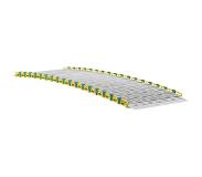 MSW Aluminiumramp - Bärbar - 500 kg - 3000 x 914 mm