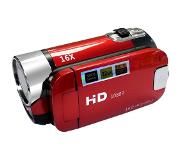 Slowmoose 1080p full hd 16 miljoner pixlar dv-videokamera digital videokamera röd us-kontakt