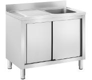 Royal Catering Diskbord - 1 diskho - Royal Catering - Rostfritt stål - 400 x 400 x 240 mm