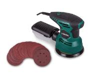 Vonroc Excenterslipmaskin 300W | Inkl. dammupptagning och 12 slippapper