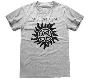 Heroes Supernatural Logo & Symbol Short Sleeve T-shirt Vit L Man