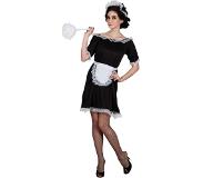 Wicked Klassisk French Maid Budget Maskeraddräkt - Small