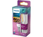 Signify LED-glödlampa LED CLASSIC SSW 40W B35 E14 WW CL ND 1SRT E14