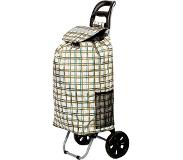 Cavalet Dramaten Ergo - Shoppingvagn Beige Check, Shoppingvagn