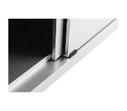 Royal Catering Rostfri arbetsbänk - 200 x 60 cm - Skyddskant - 600 kg lastkapacitet