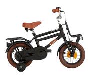 Supersuper Barncykel COOPER 12" HIGH FRAME, Svart