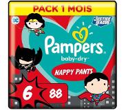 Pampers Baby-Dry Pants, storlek 6 Extra stora Warner Brothers, 15 + kg, månadsask (1 x 88 trosblöjor)
