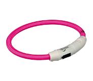 Trixie Flash light ring USB Rosa L-X 65 cm