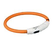 Trixie Flash light ring USB Orange L-XL 65 cm