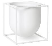 By Lassen Audo - Kubus 23 Flowerpot White Copenhagen