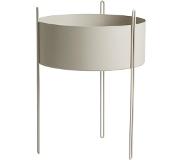 Woud - Pidestall Planter Large Grey