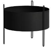 Woud - Pidestall Planter Medium Black