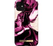 IDEAL OF SWEDEN iPhone 11/XR Fashion Case Golden Ruby Marble