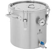 Royal Catering Fermenteringstank - 18 L - 0 - 150 °C - rostfritt stål