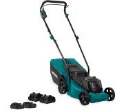 Vonroc Gräsklippare 40V – borstlös motor – 33cm | Inkl. 2x 2,0Ah batterier och snabbladdare