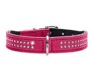 Hunter Dog Collar Diamond Petit Pink 24 - Neck 17-21cm