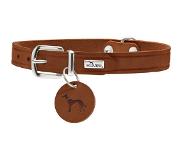 Hunter Dog Collar Aalborg Cognac 52 - Neck 38-47cm