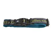 Hurtta vadderat halsband, enbärsblått stl. 50-60: 48-60cm, 40mm hund