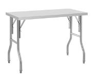 Royal Catering Fällbart arbetsbord - 120 x 60 cm - 100 kg belastningskapacitet - Royal Catering