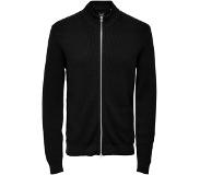 Only & Sons Phil Full Zip Sweater Svart M Man