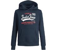 Jack & Jones Logo Hoodie Blå 8 Years Pojke