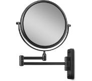 Gillian Jones Dubble Sided Wall Mirror x1/10 Magnification Matte Black