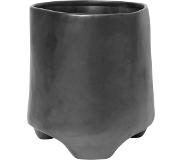 Ferm Living Esca Kruka Medium 19x21 cm Stengods Svart