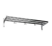 Essem Design Nostalgi Hatthylla / Skohylla 100 Cm Aluminium / Krom - Hatthyllor Återvunnen Aluminium - 25