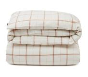 Lexington Checked Påslakan Off-white / 150x210 Cm - Påslakan Bomull Beige
