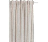 Himla Sunshine Gardin med veckband oatmeal 140x290