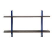 Vitra Rayonnage Mural Bokhylla Prouvé Bleu Marcoule/Mörk Ek