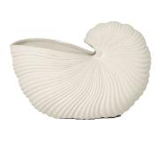 Ferm Living Shell Blomkruka 31x20 cm Stengods Off-White