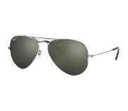 Ray-Ban Aviator Gunmetal - Green Svart