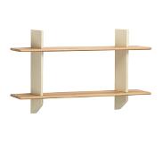 Vitra Rayonnage Väggmålning Hyllplan Prouvé Blanc Colombe/Ek