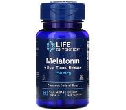 Life Extension Melatonin 6 Hour Timed Release, Variationer 750mcg - 60 vegetarian tabs