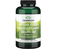 Swanson Health Lemon Balm, Passionflower, Skullcap Complex - 180 caps